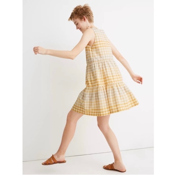 Madewell tiered mini dress - Picture 2 of 14